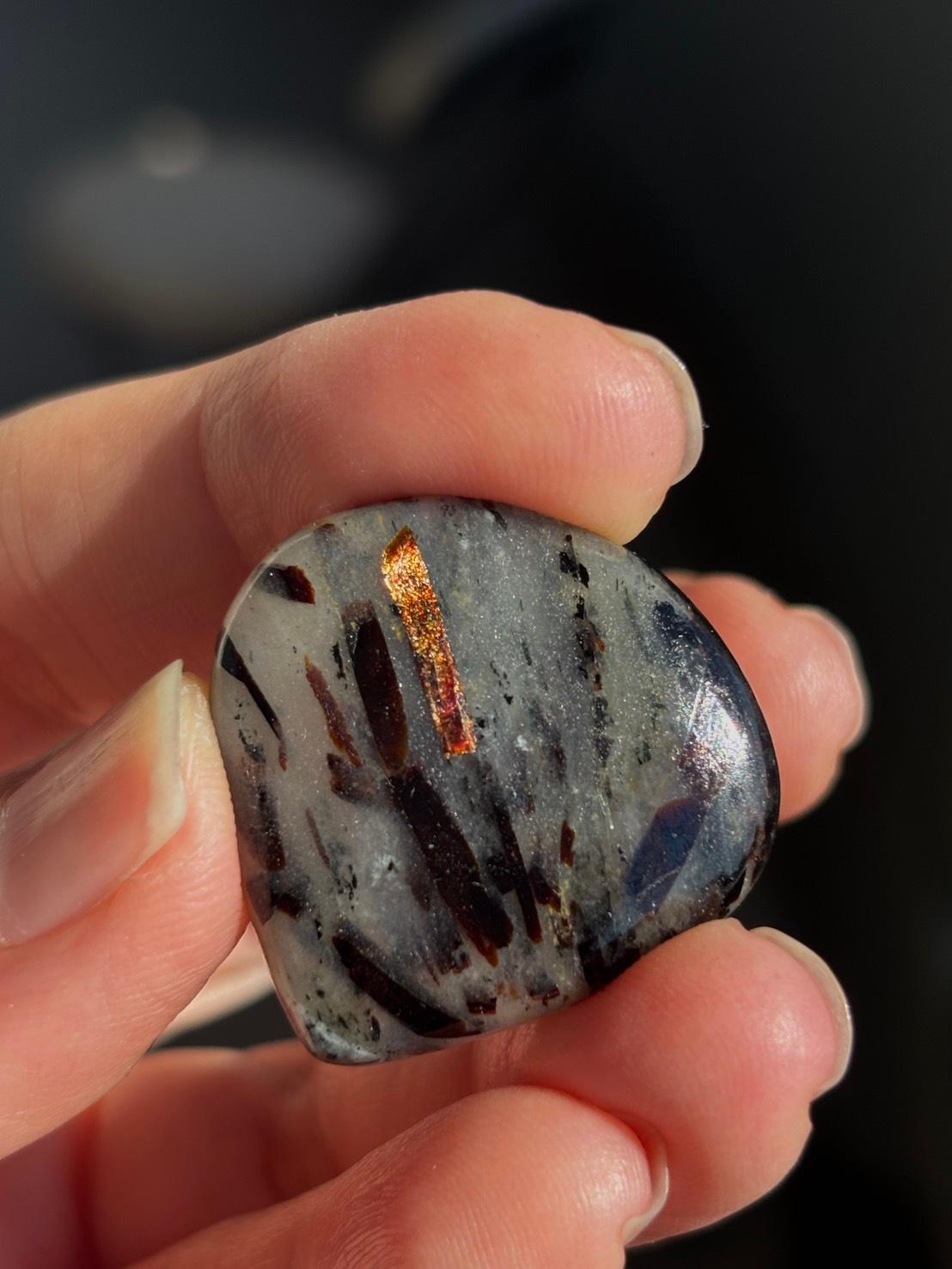 アストロフィライト 星葉石 ルース カボション 09 天然石 | 15枚目