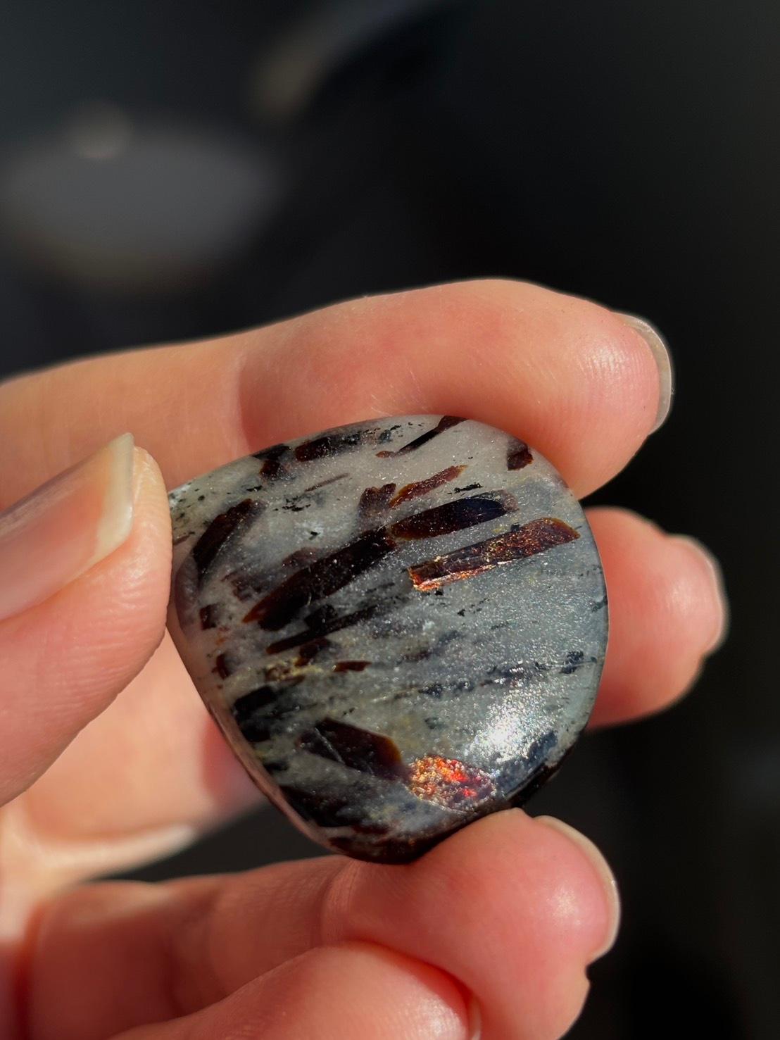 アストロフィライト 星葉石 ルース カボション 09 天然石 | 17枚目