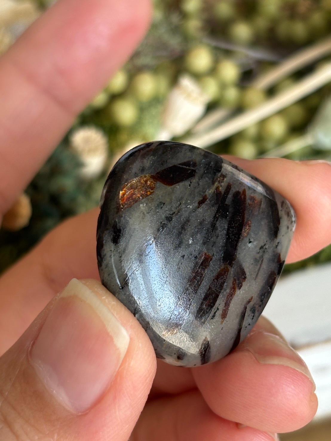 アストロフィライト 星葉石 ルース カボション 09 天然石 | 4枚目