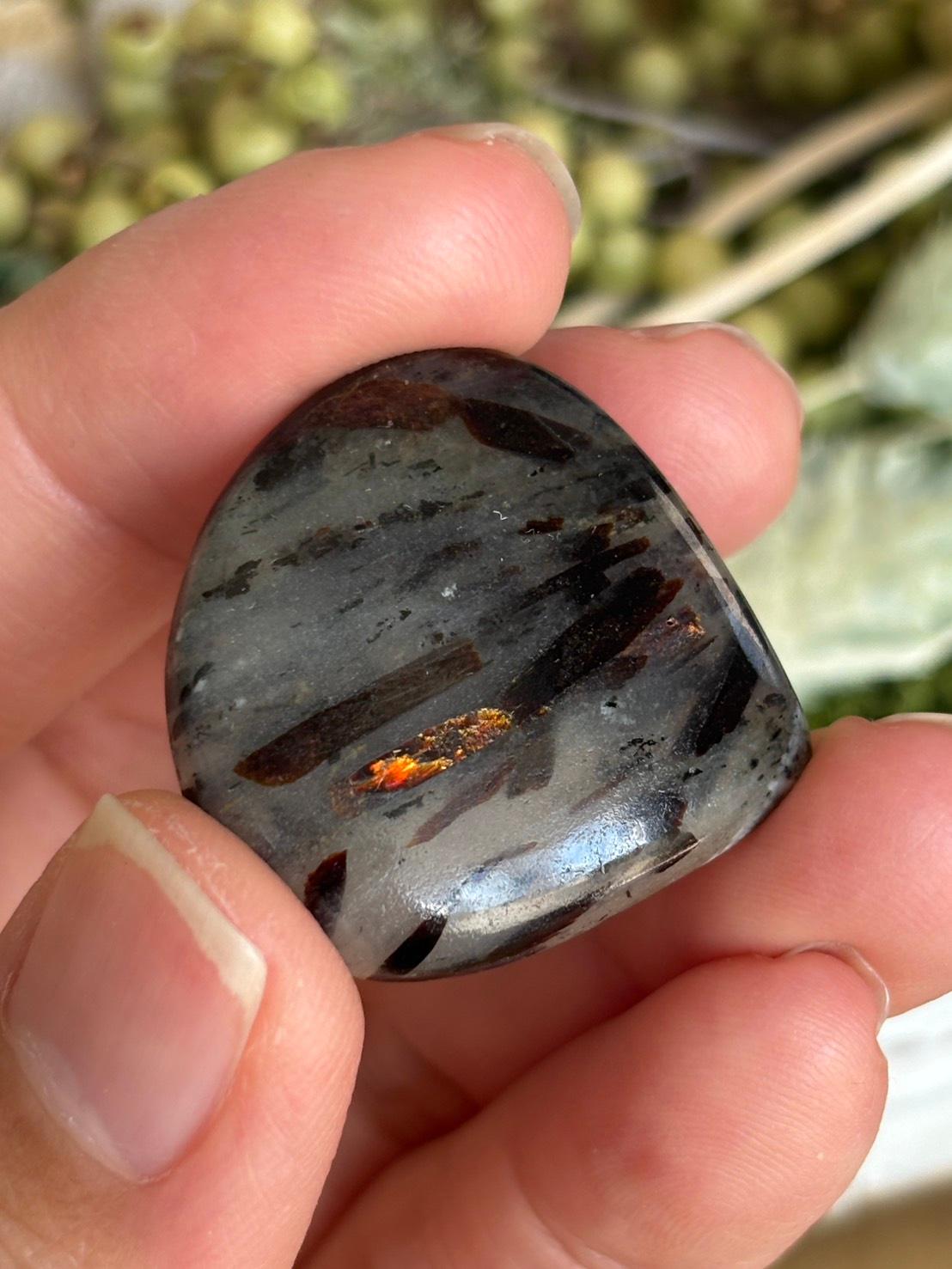 アストロフィライト 星葉石 ルース カボション 09 天然石 | 5枚目