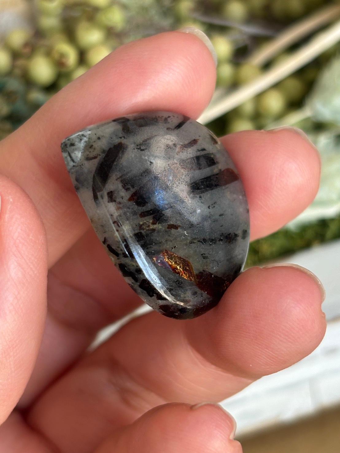 アストロフィライト 星葉石 ルース カボション 09 天然石 | 7枚目