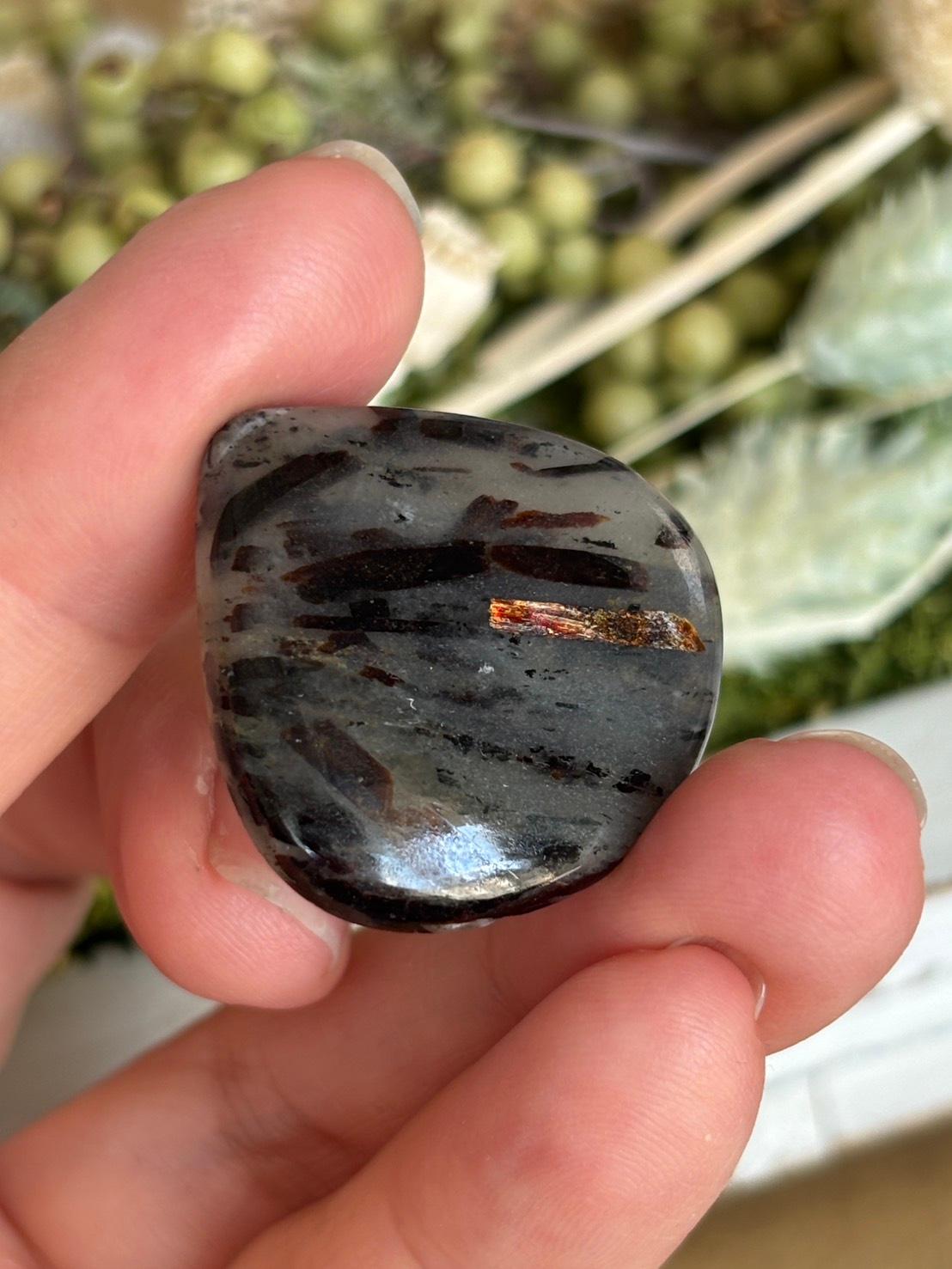 アストロフィライト 星葉石 ルース カボション 09 天然石 | 8枚目