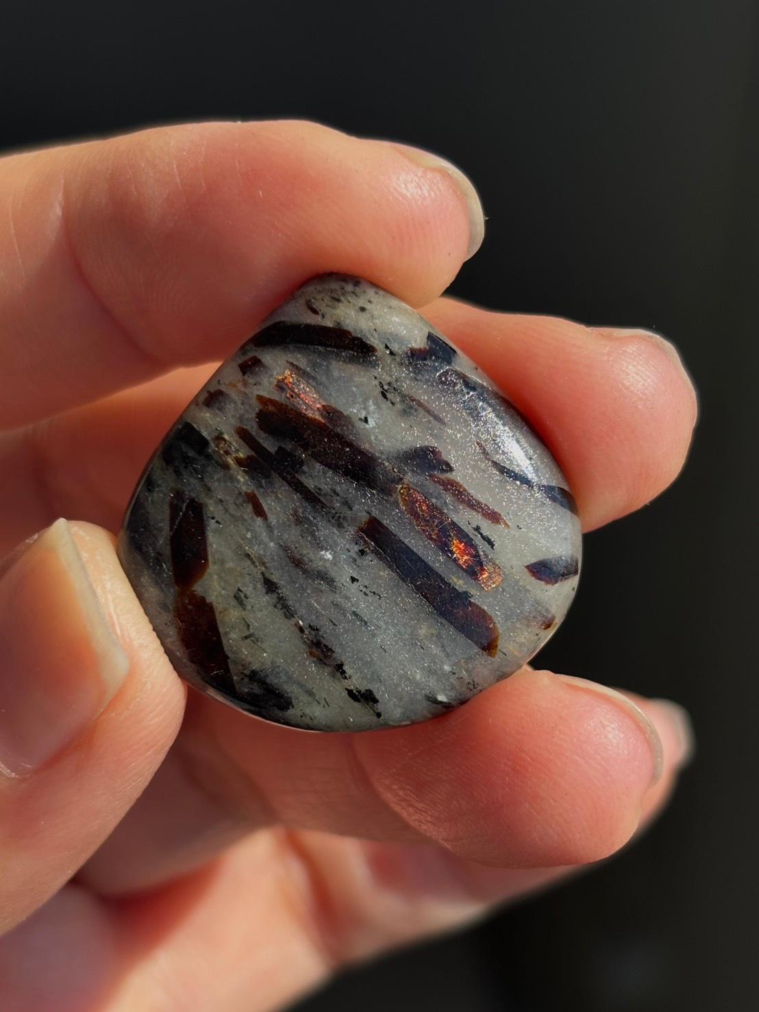 アストロフィライト 星葉石 ルース カボション 09 天然石 | 9枚目