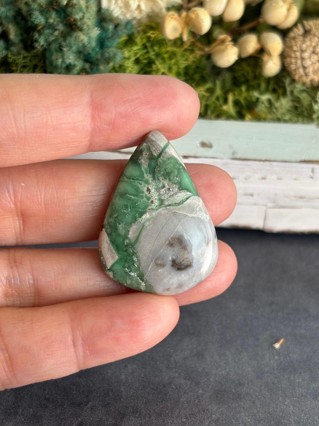 シリカライズド・バリサイト ルース カボション  天然石 | 5枚目