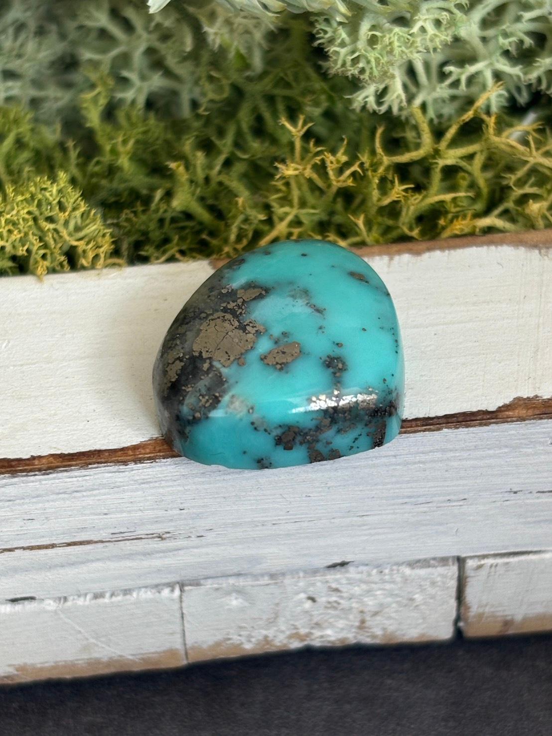 ご予約済み｜ターコイズ｜カンピトス鉱山 ルース01 を使ったシルバーリング | 16枚目