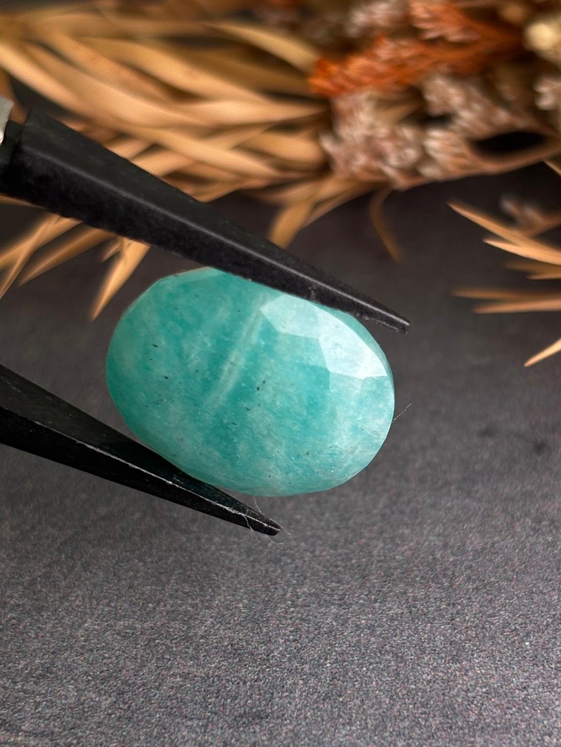 アマゾナイト ファセットカット ルース 10 天然石 | 10枚目