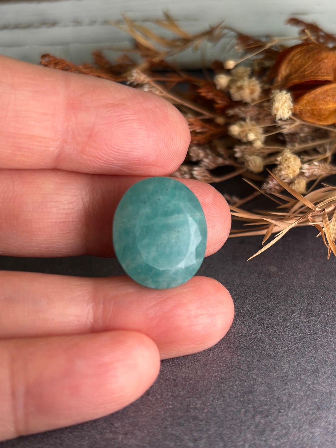 アマゾナイト ファセットカット ルース 10 天然石 | 2枚目