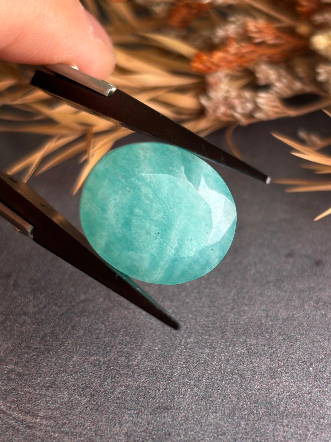 アマゾナイト ファセットカット ルース 10 天然石 | 7枚目