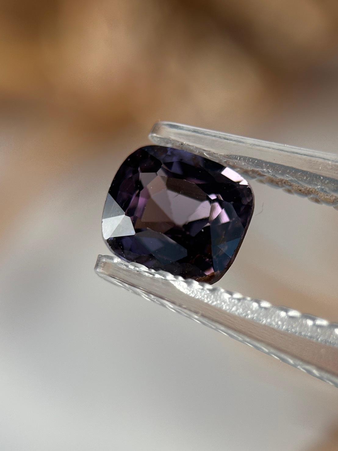 隠れバイカラー・スピネル｜バイオレット オレンジ ファセットカット 天然石 | 13枚目