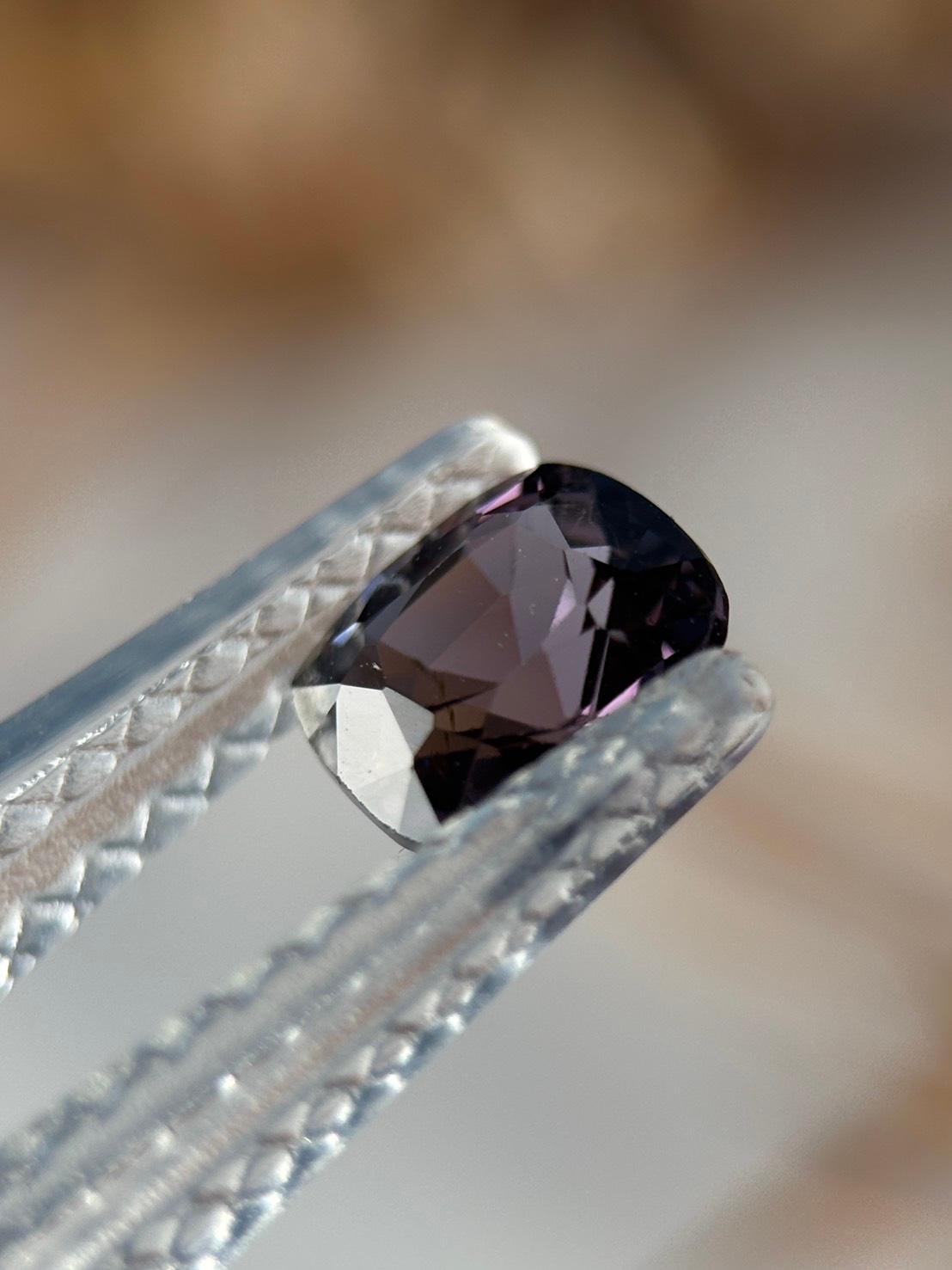 隠れバイカラー・スピネル｜バイオレット オレンジ ファセットカット 天然石 | 16枚目