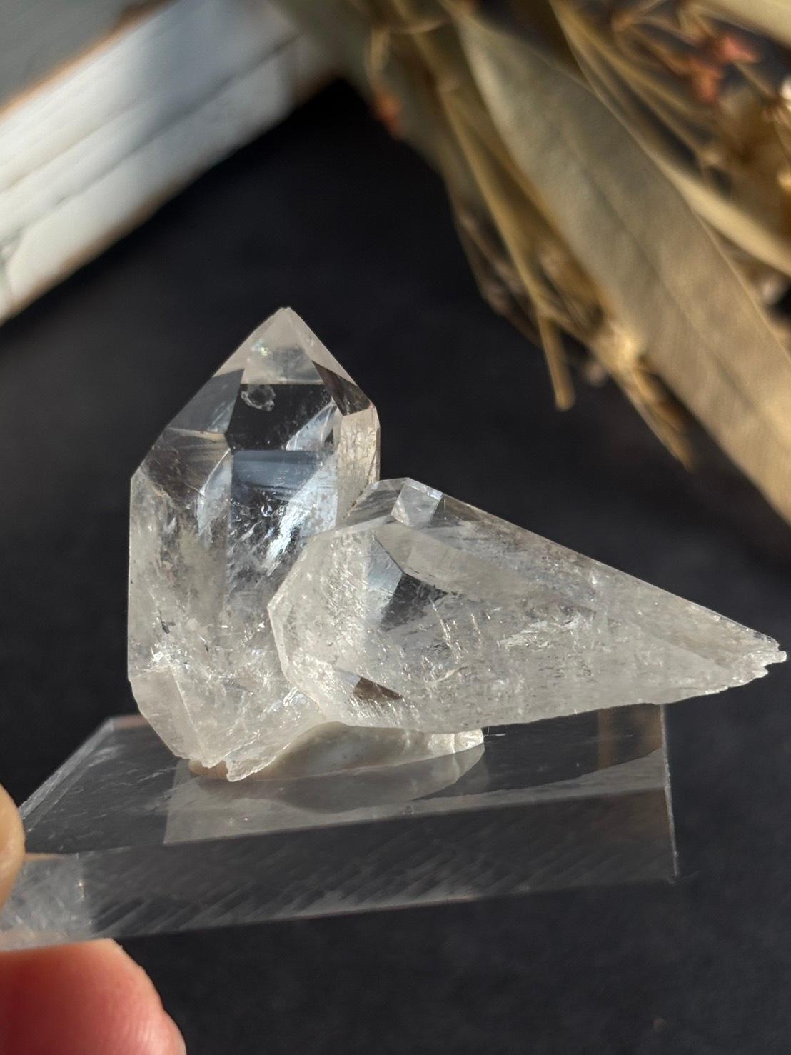 ゼカ・ジ・ソウザ ゼッカデソウザクォーツ ブラジル産水晶 鉱物標本 原石  天然石1枚目の画像