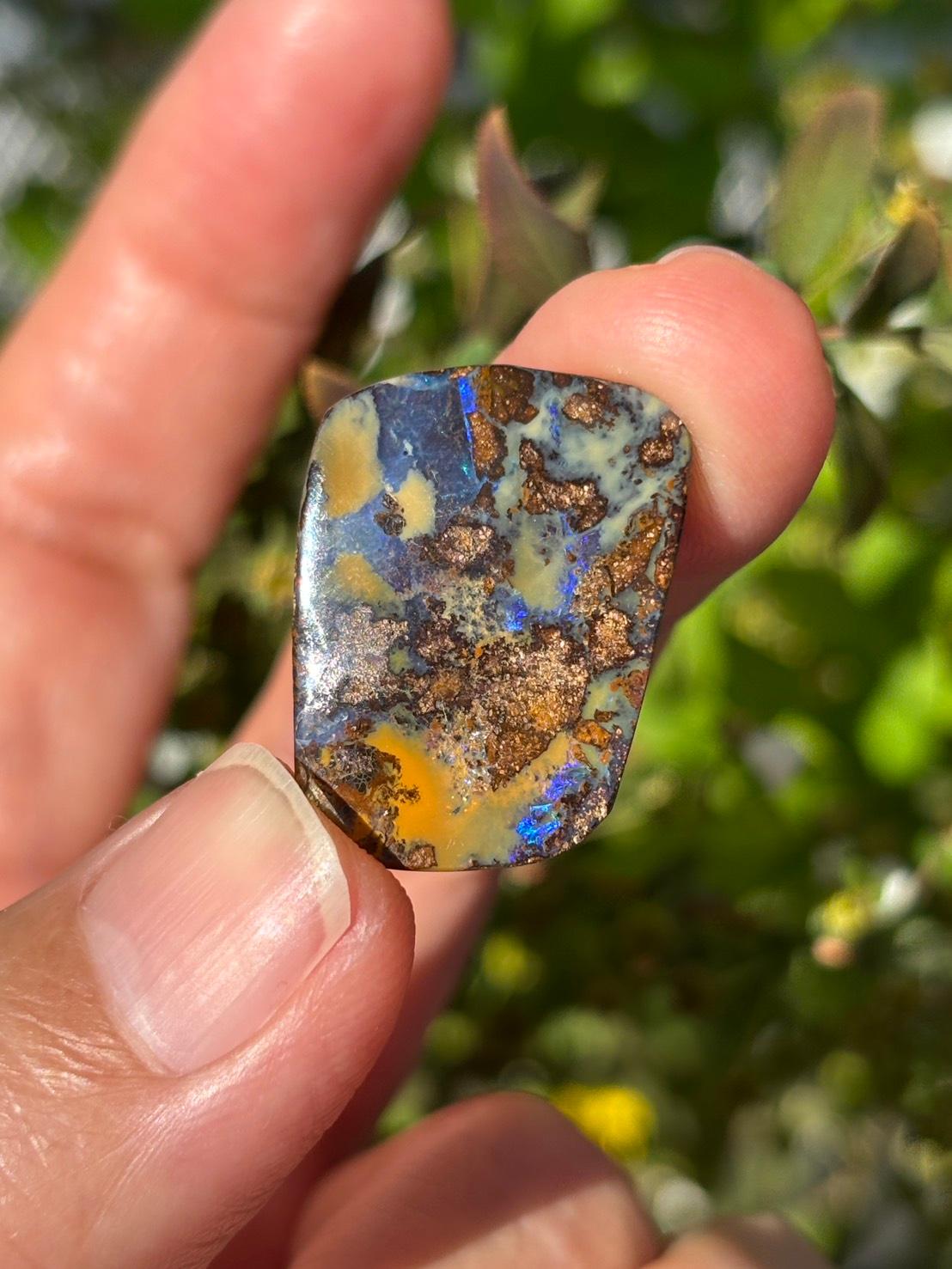 ボルダーオパール オーストラリア産 大きめ ルース 32  天然石 | 16枚目