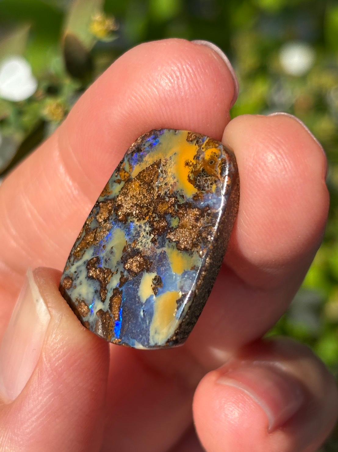 ボルダーオパール オーストラリア産 大きめ ルース 32  天然石 | 17枚目