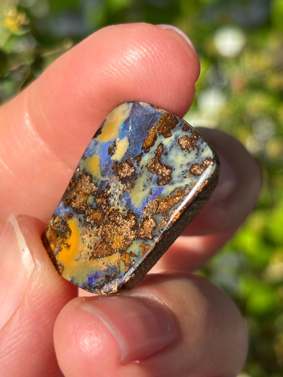 ボルダーオパール オーストラリア産 大きめ ルース 32  天然石 | 18枚目