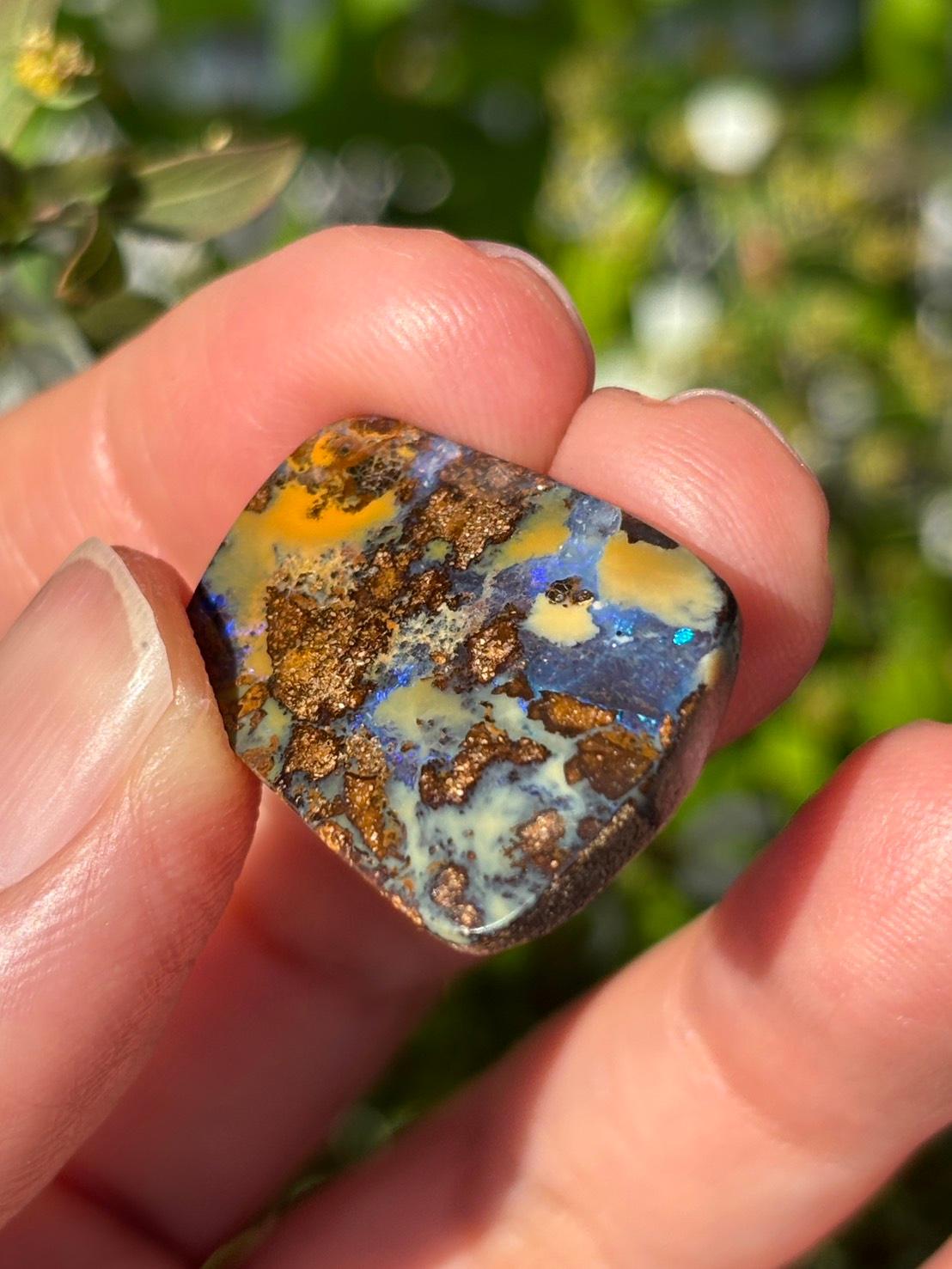 ボルダーオパール オーストラリア産 大きめ ルース 32  天然石 | 19枚目