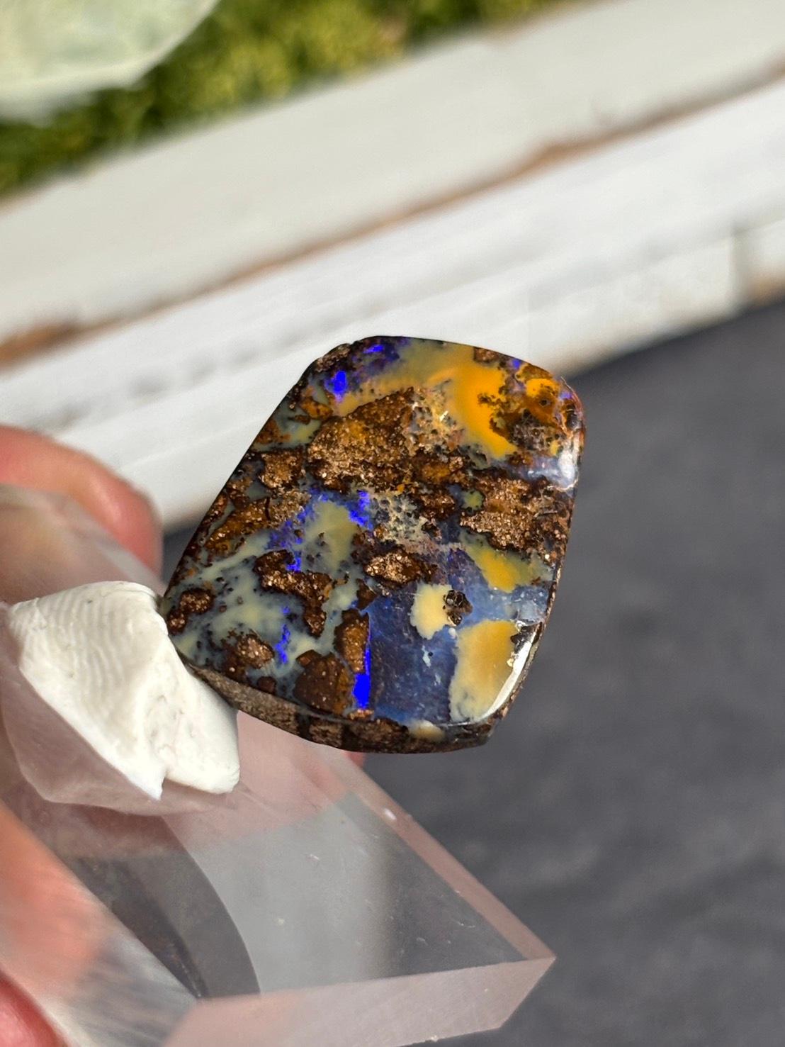 ボルダーオパール オーストラリア産 大きめ ルース 32  天然石 | 4枚目