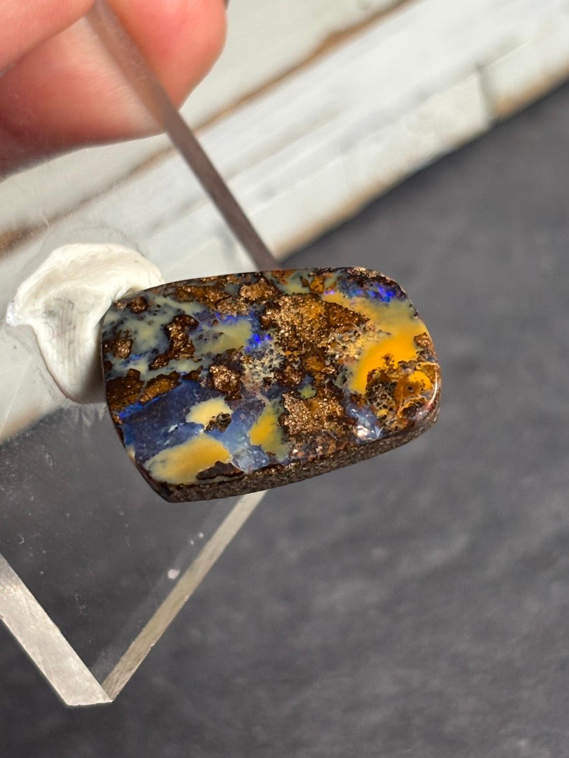 ボルダーオパール オーストラリア産 大きめ ルース 32  天然石 | 5枚目