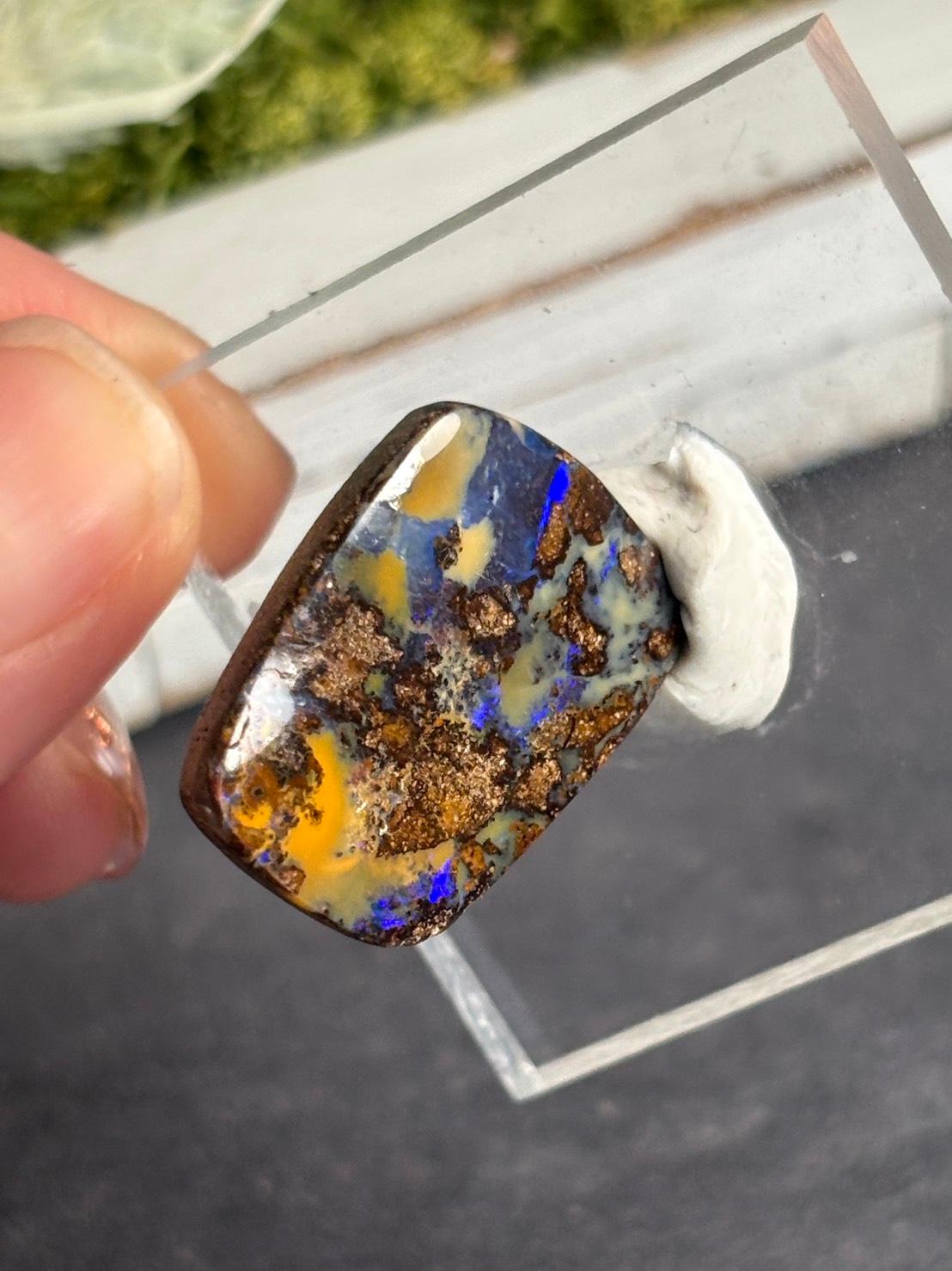 ボルダーオパール オーストラリア産 大きめ ルース 32  天然石 | 7枚目