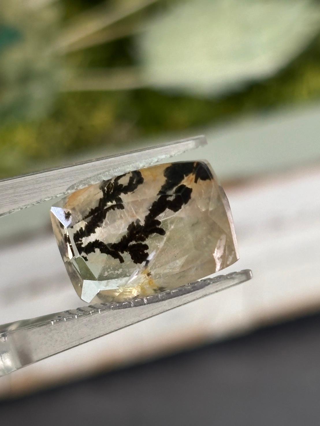 デンドリティック クォーツ デンドライト ファセットカット ルース 05 天然石 | 11枚目