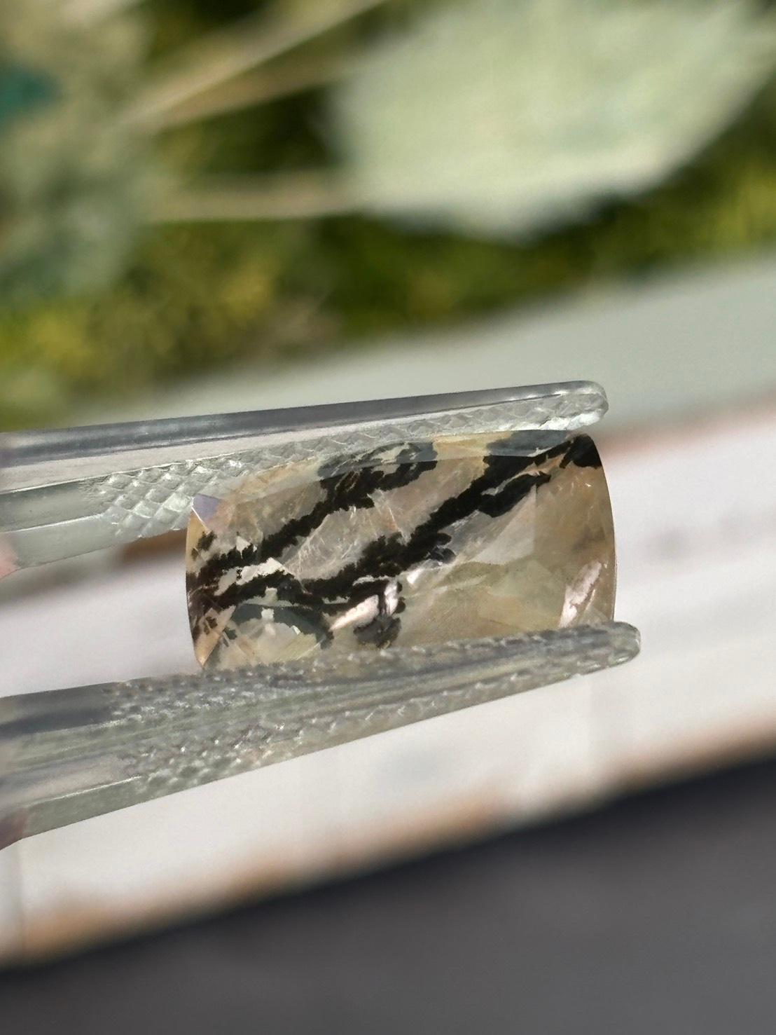 デンドリティック クォーツ デンドライト ファセットカット ルース 05 天然石 | 12枚目