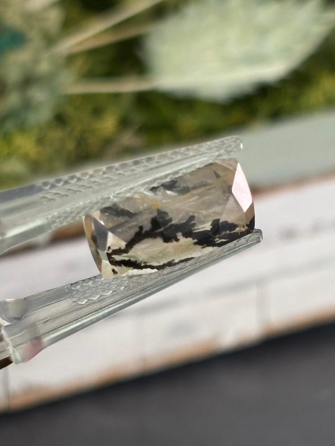 デンドリティック クォーツ デンドライト ファセットカット ルース 05 天然石 | 13枚目