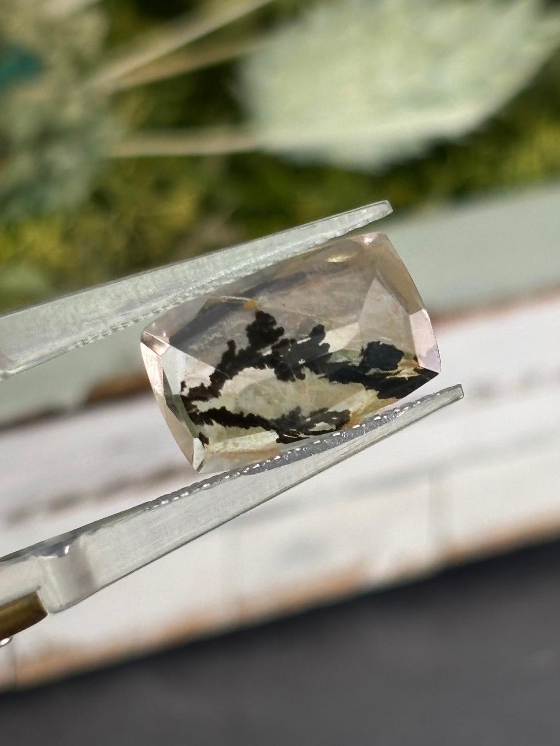 デンドリティック クォーツ デンドライト ファセットカット ルース 05 天然石 | 14枚目