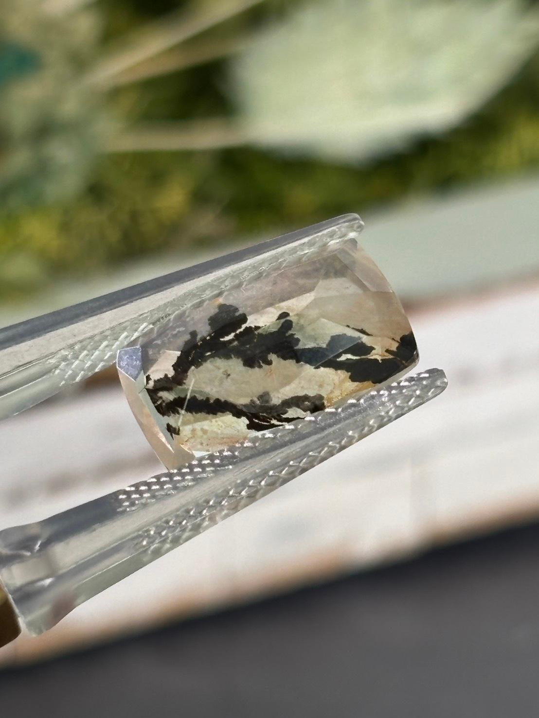 デンドリティック クォーツ デンドライト ファセットカット ルース 05 天然石 | 15枚目