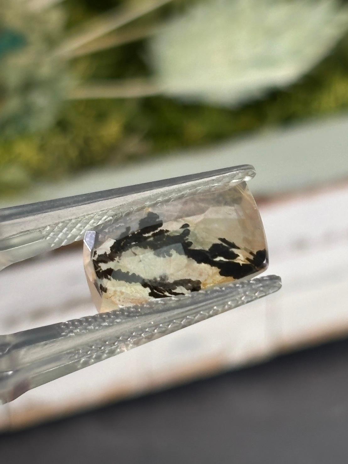 デンドリティック クォーツ デンドライト ファセットカット ルース 05 天然石 | 16枚目