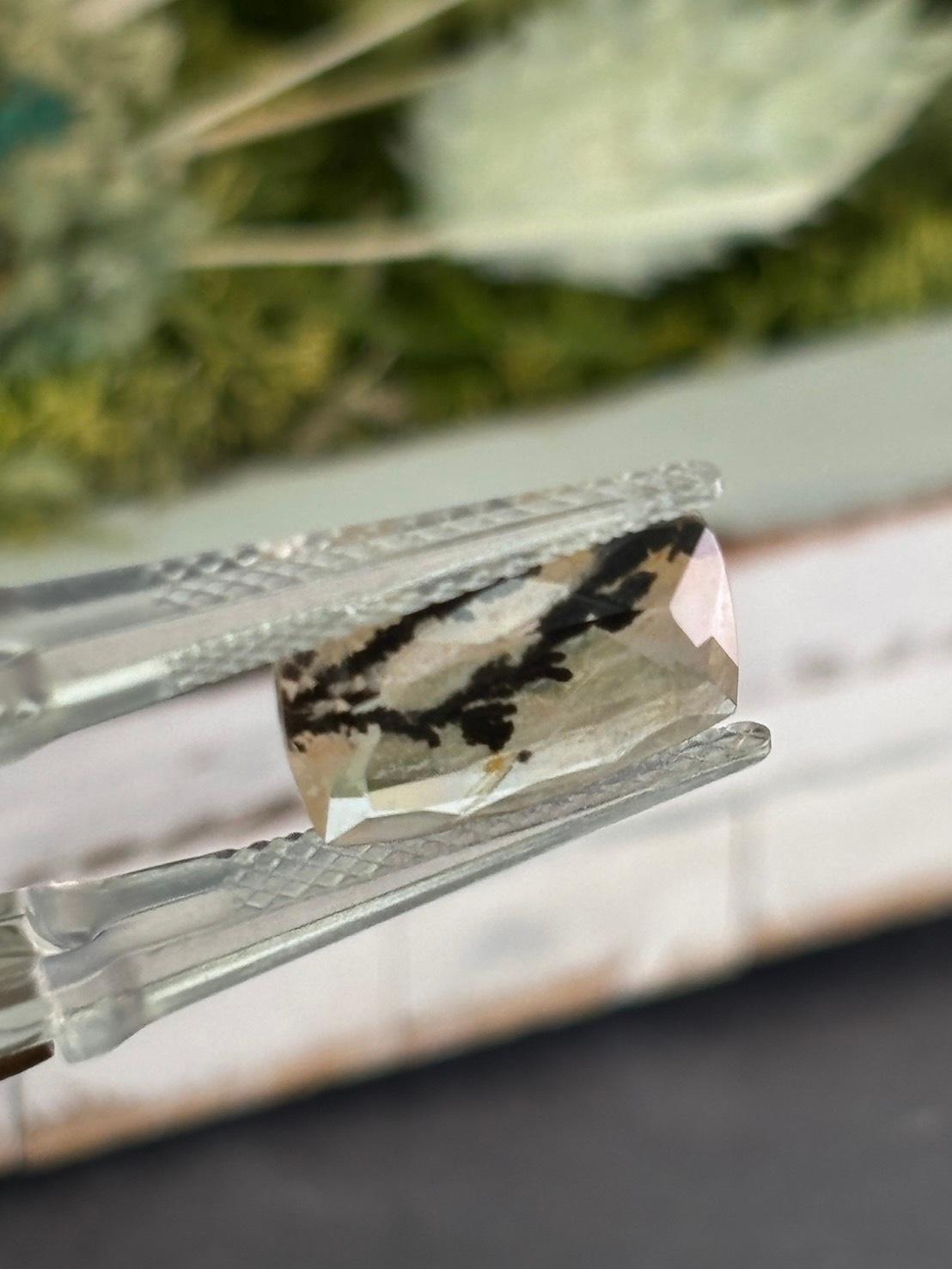 デンドリティック クォーツ デンドライト ファセットカット ルース 05 天然石 | 17枚目