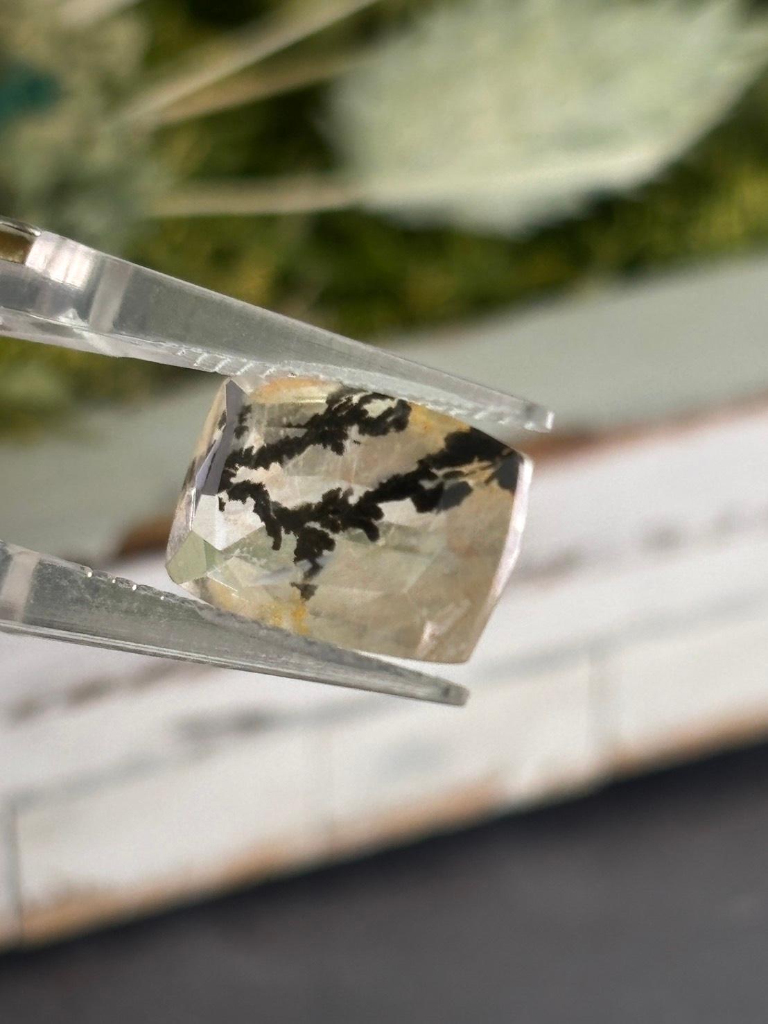 デンドリティック クォーツ デンドライト ファセットカット ルース 05 天然石 | 18枚目