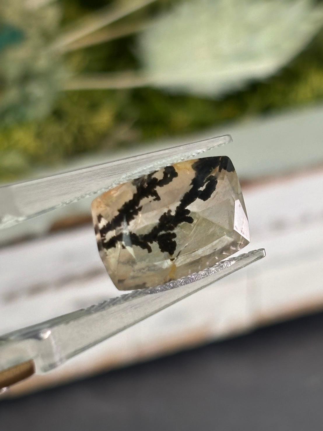 デンドリティック クォーツ デンドライト ファセットカット ルース 05 天然石 | 19枚目