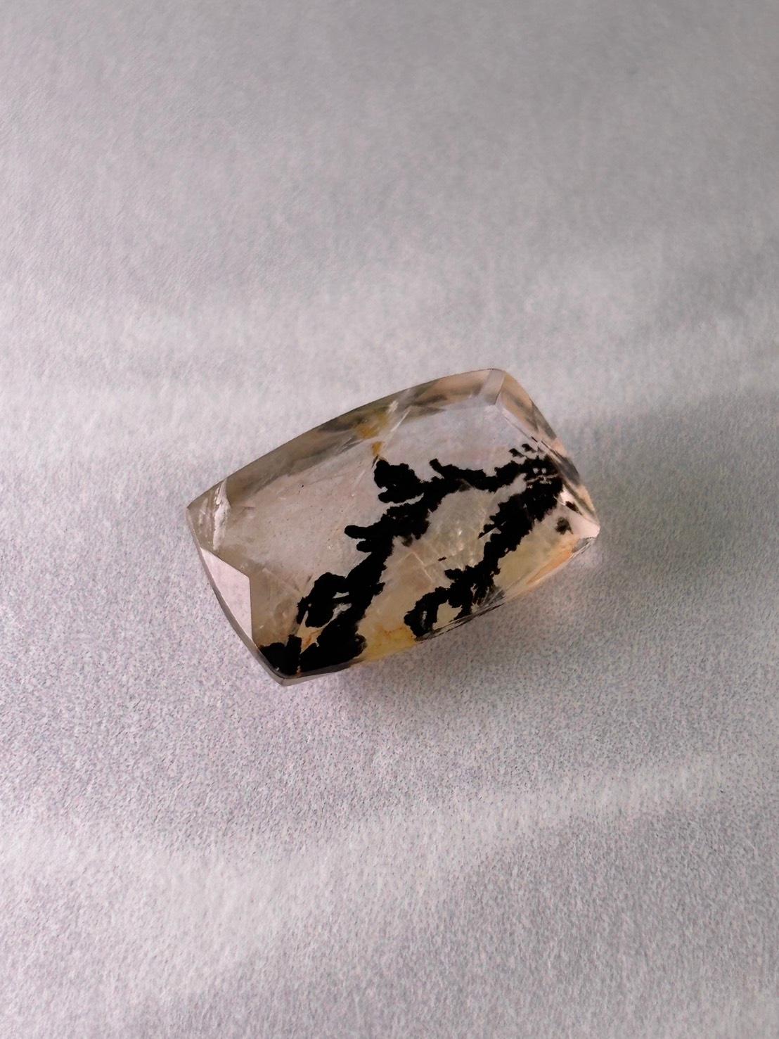 デンドリティック クォーツ デンドライト ファセットカット ルース 05 天然石 | 3枚目