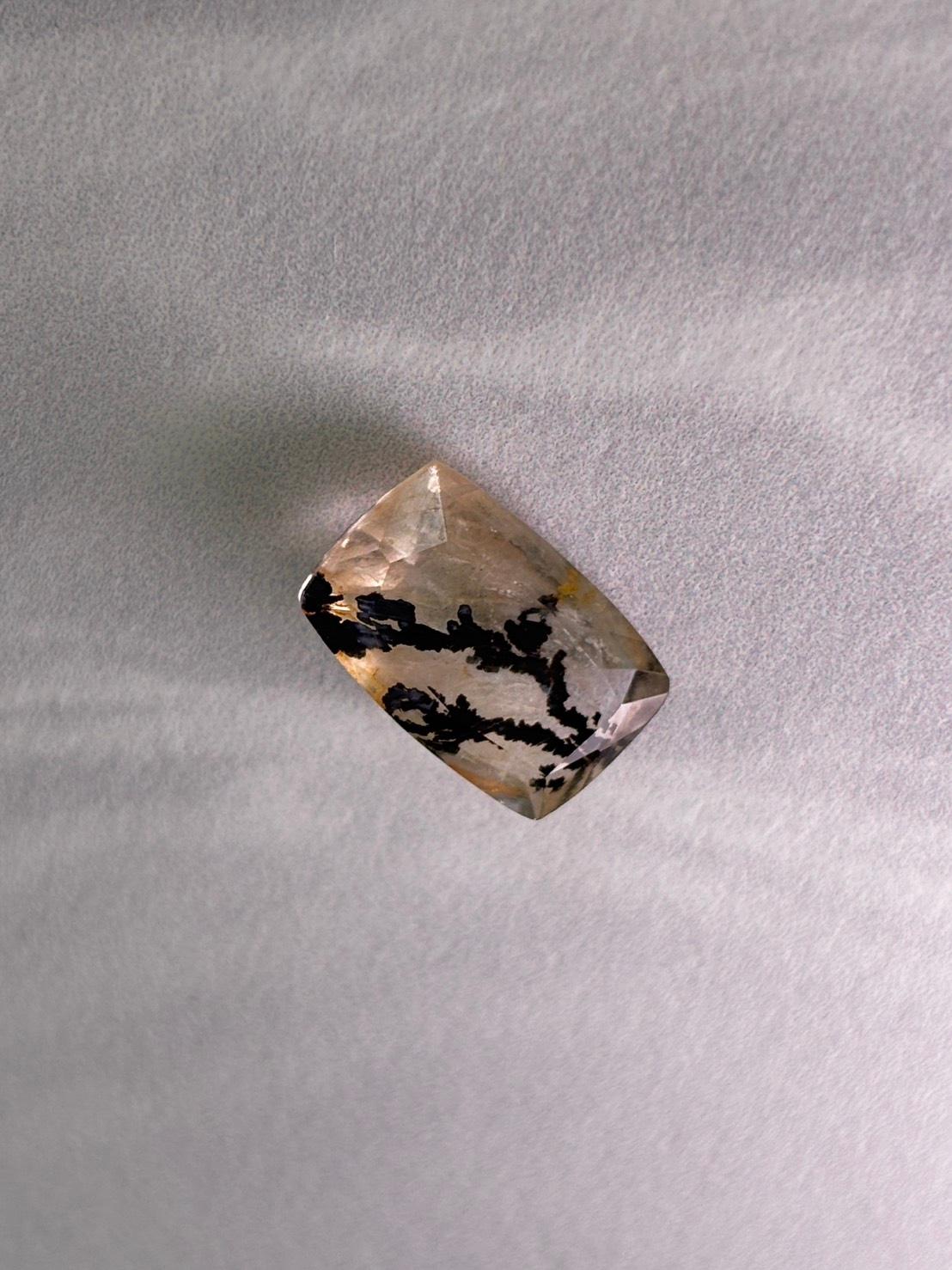 デンドリティック クォーツ デンドライト ファセットカット ルース 05 天然石 | 4枚目