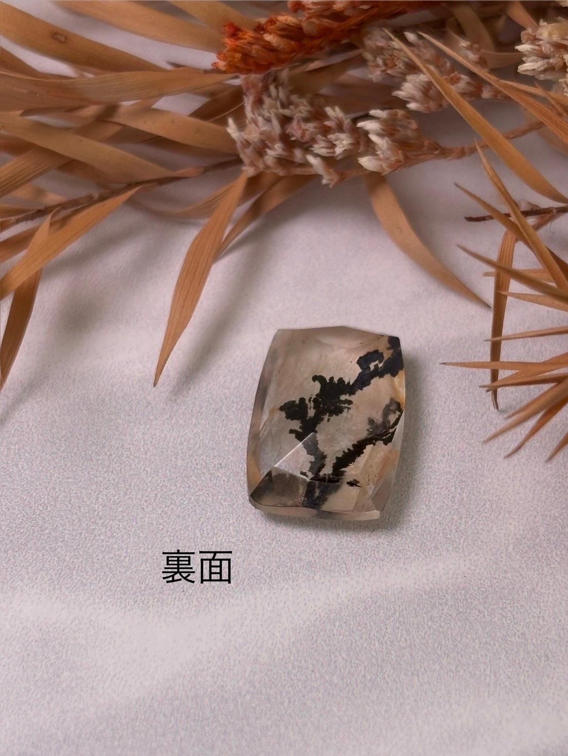 デンドリティック クォーツ デンドライト ファセットカット ルース 05 天然石 | 5枚目