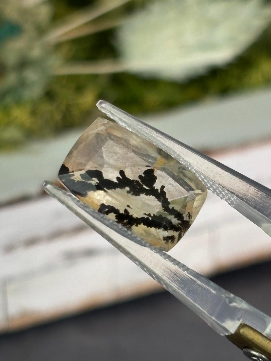 デンドリティック クォーツ デンドライト ファセットカット ルース 05 天然石 | 9枚目