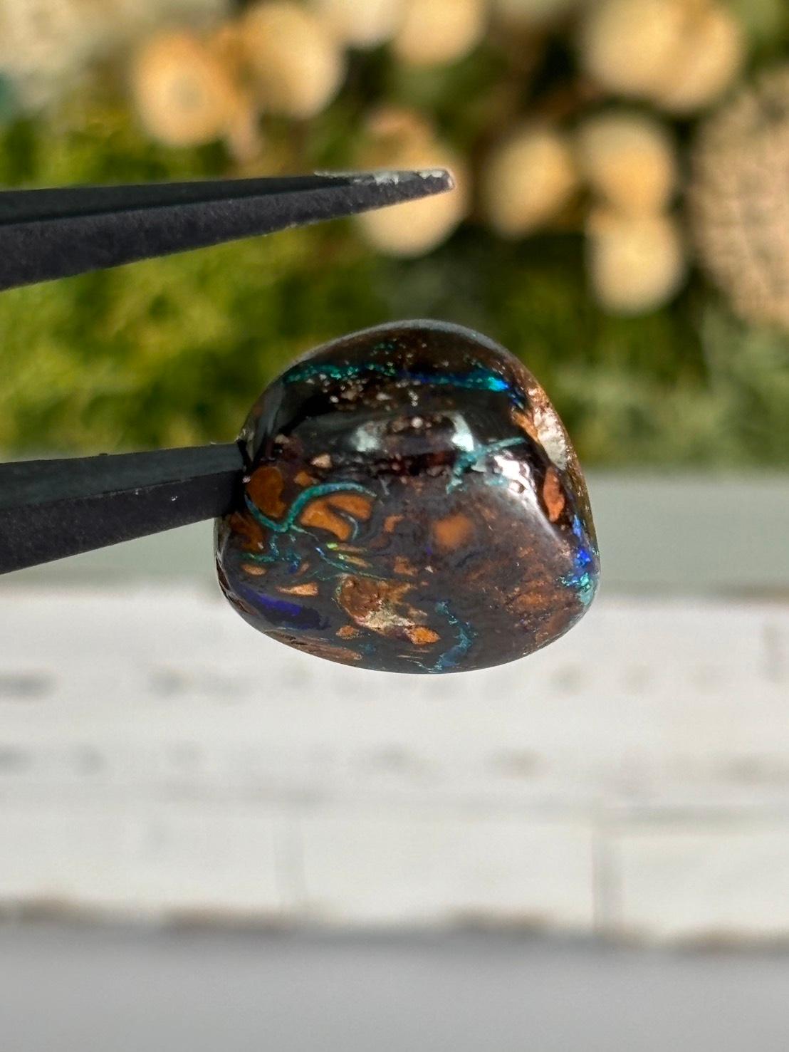 コロイトオパール ボルダーオパール 穴あき ルース 31 オーストラリア産 天然石 | 12枚目