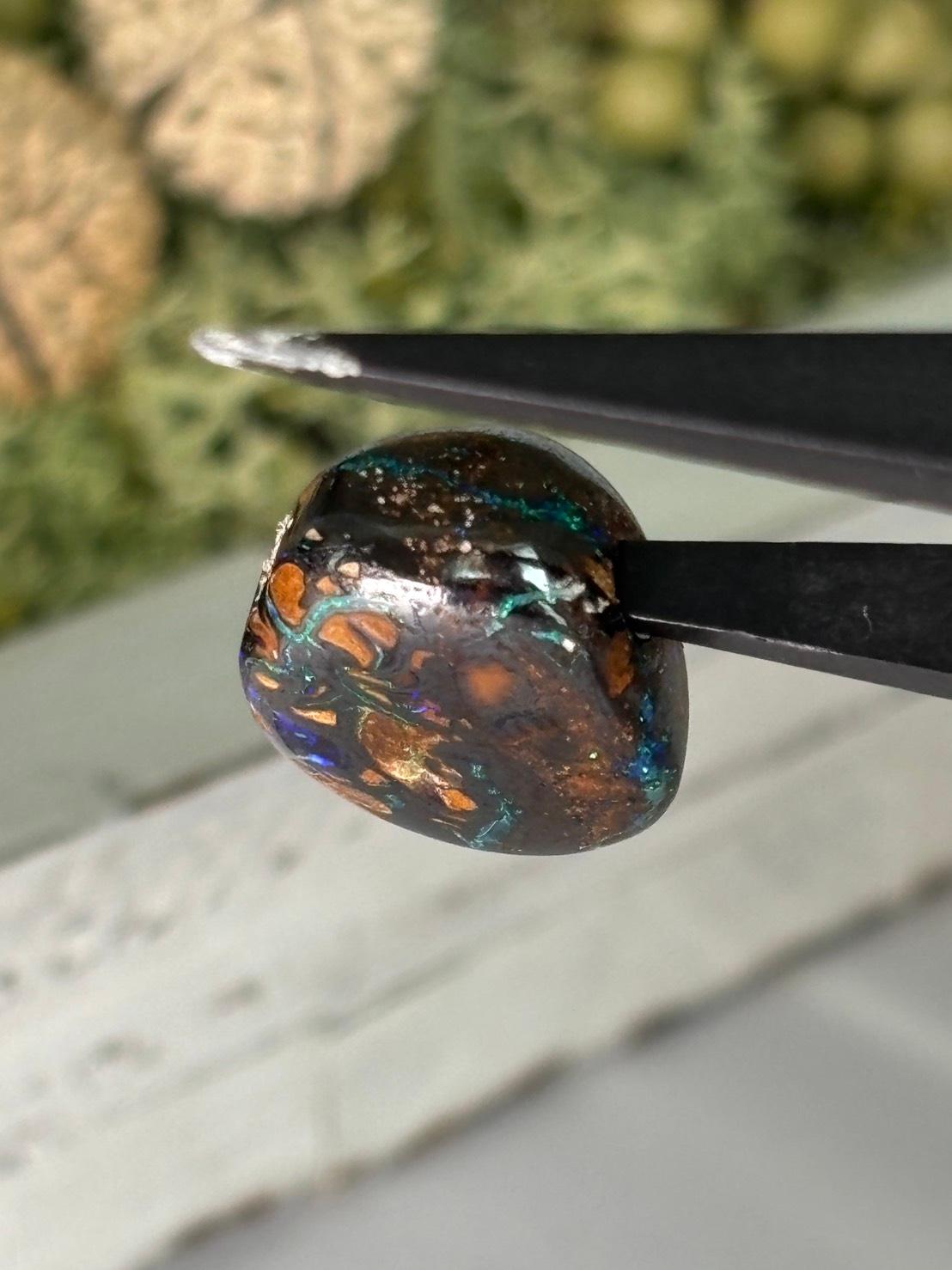 コロイトオパール ボルダーオパール 穴あき ルース 31 オーストラリア産 天然石 | 5枚目