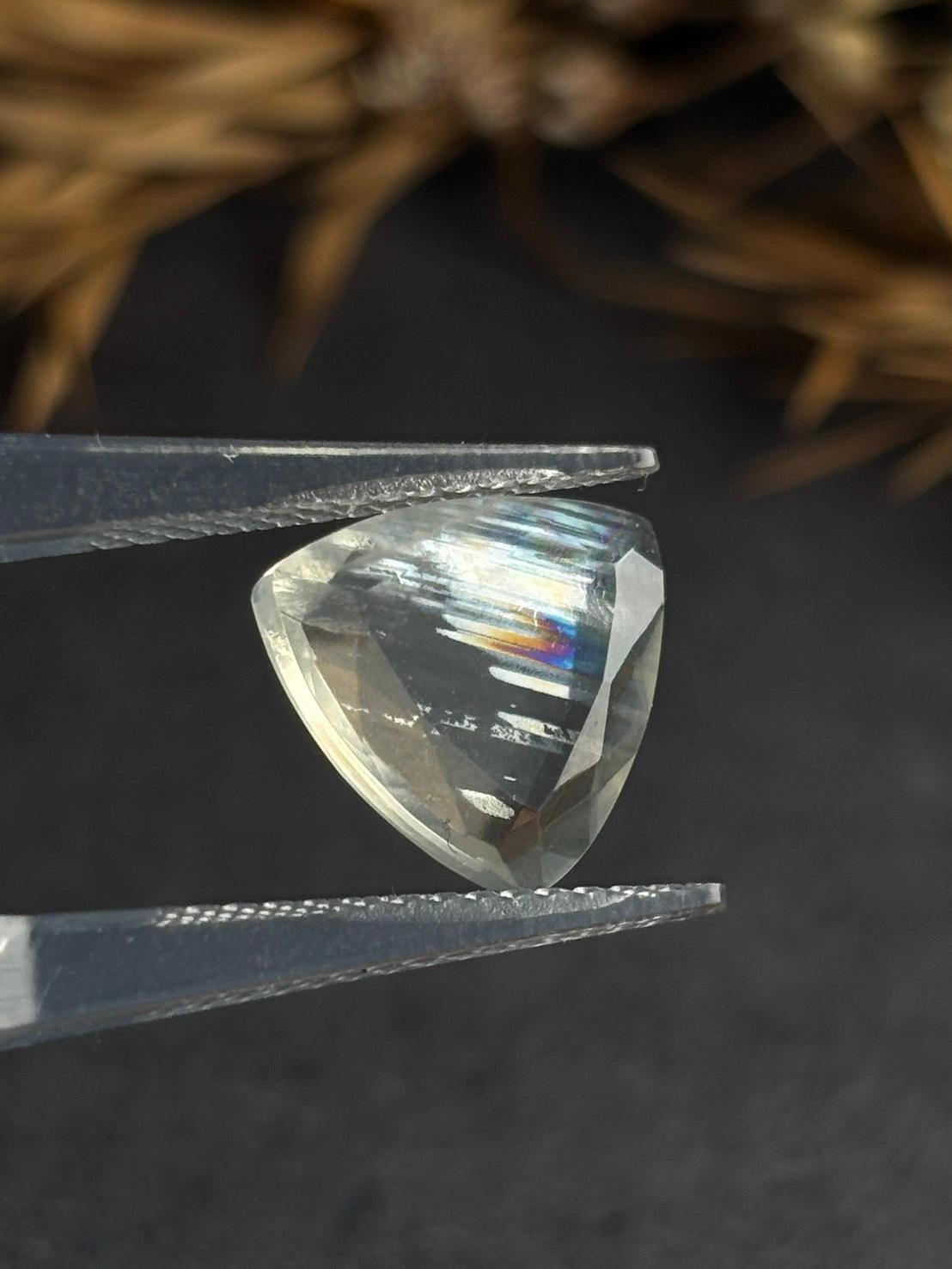 ご予約済み|マラウィ ムーンストーン フェルドスパー テーブルカット ルース 07 天然石 | 11枚目