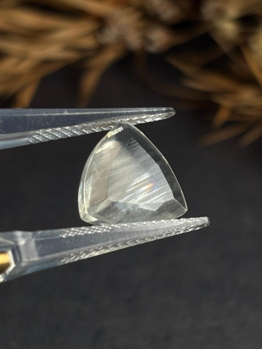 ご予約済み|マラウィ ムーンストーン フェルドスパー テーブルカット ルース 07 天然石 | 12枚目