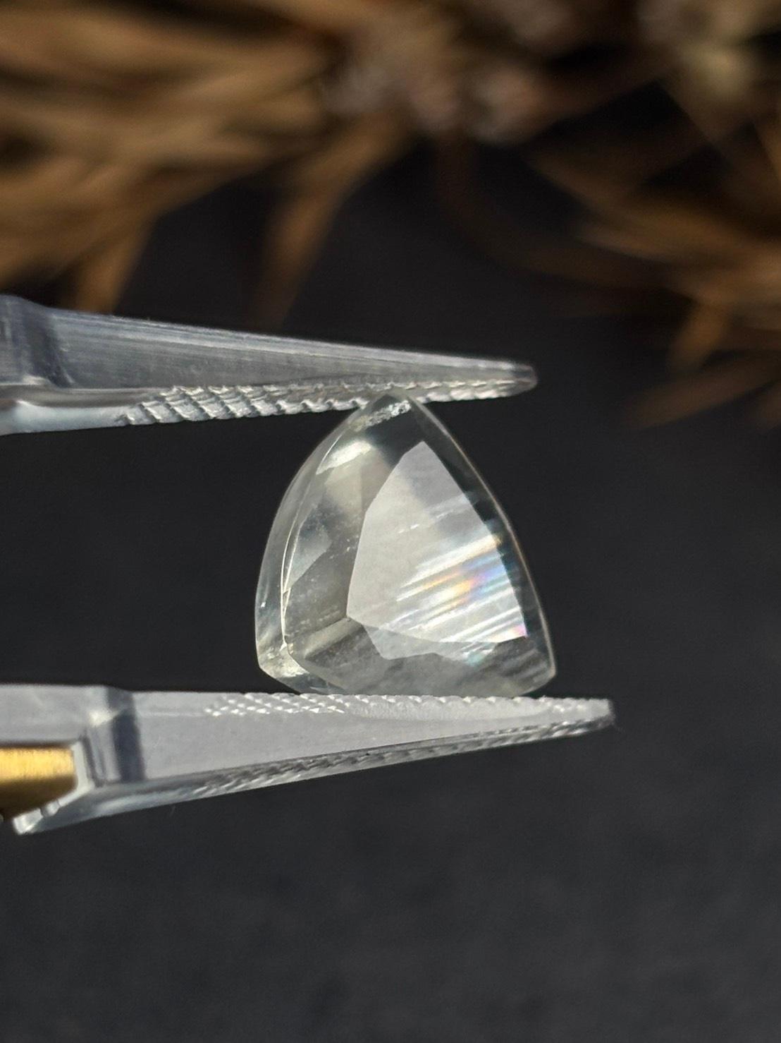 ご予約済み|マラウィ ムーンストーン フェルドスパー テーブルカット ルース 07 天然石 | 13枚目