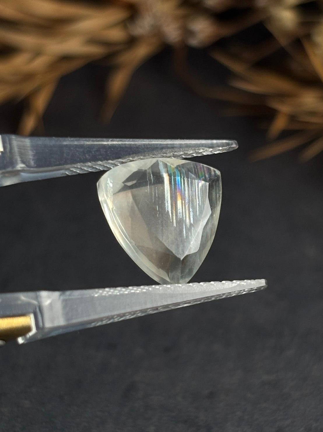 ご予約済み|マラウィ ムーンストーン フェルドスパー テーブルカット ルース 07 天然石 | 14枚目