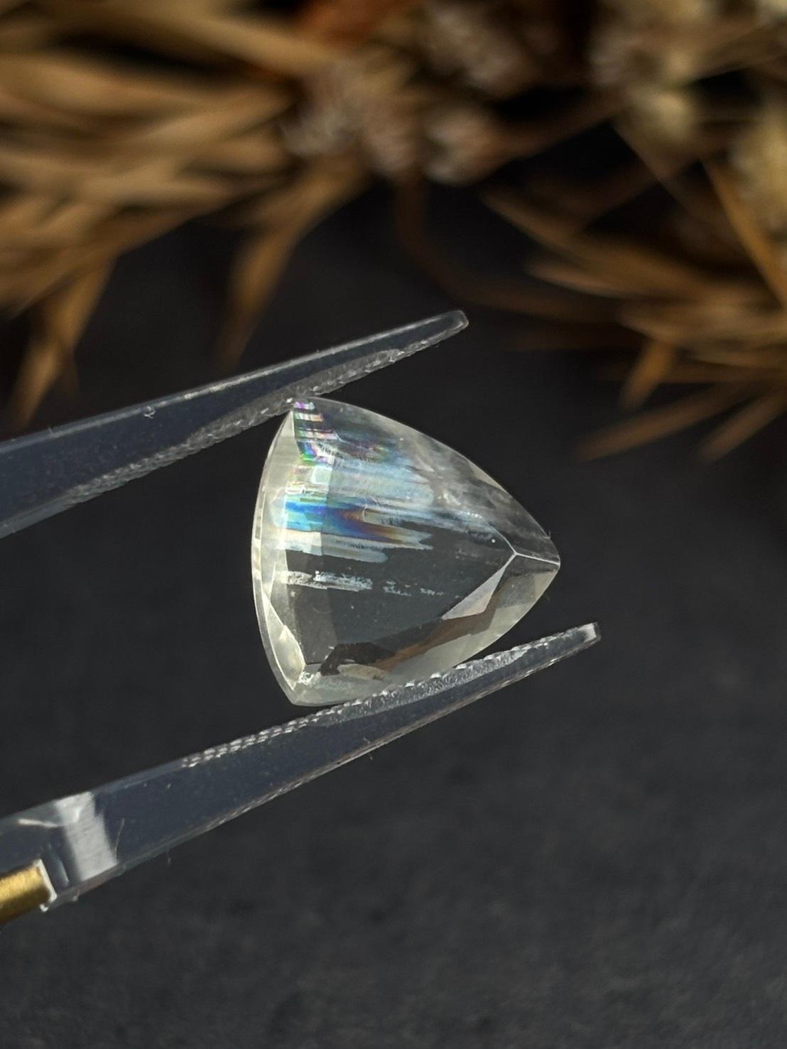 ご予約済み|マラウィ ムーンストーン フェルドスパー テーブルカット ルース 07 天然石 | 16枚目