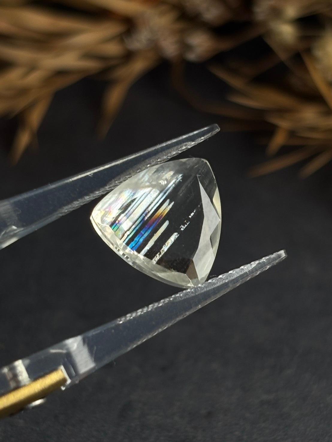 ご予約済み|マラウィ ムーンストーン フェルドスパー テーブルカット ルース 07 天然石 | 18枚目