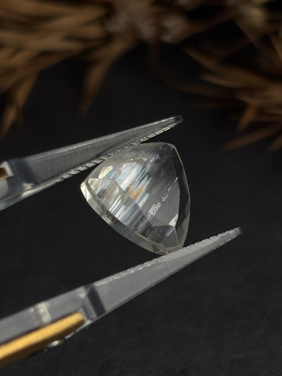 ご予約済み|マラウィ ムーンストーン フェルドスパー テーブルカット ルース 07 天然石 | 19枚目