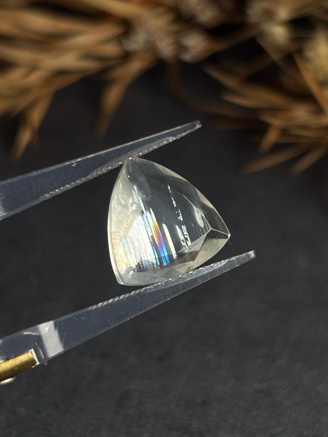 ご予約済み|マラウィ ムーンストーン フェルドスパー テーブルカット ルース 07 天然石 | 20枚目