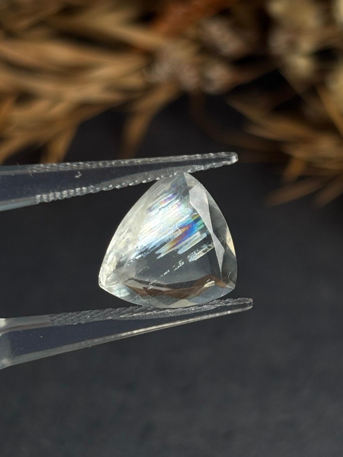 ご予約済み|マラウィ ムーンストーン フェルドスパー テーブルカット ルース 07 天然石 | 4枚目