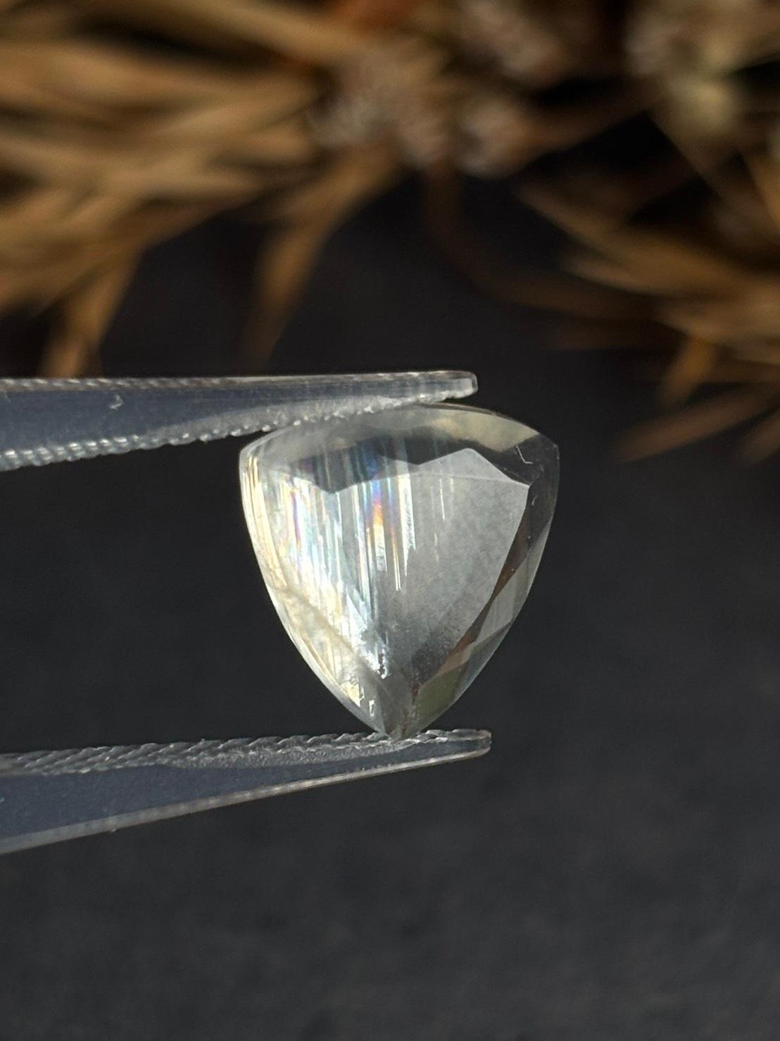 ご予約済み|マラウィ ムーンストーン フェルドスパー テーブルカット ルース 07 天然石 | 7枚目