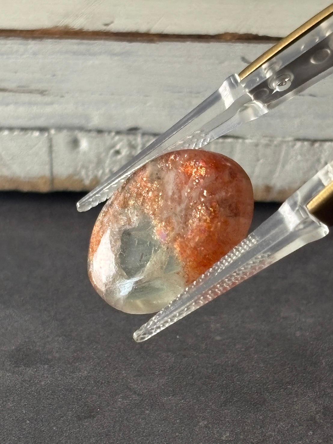 アルーシャサンストーン タンザニア産 レア ルース 07 カボション 天然石 | 12枚目