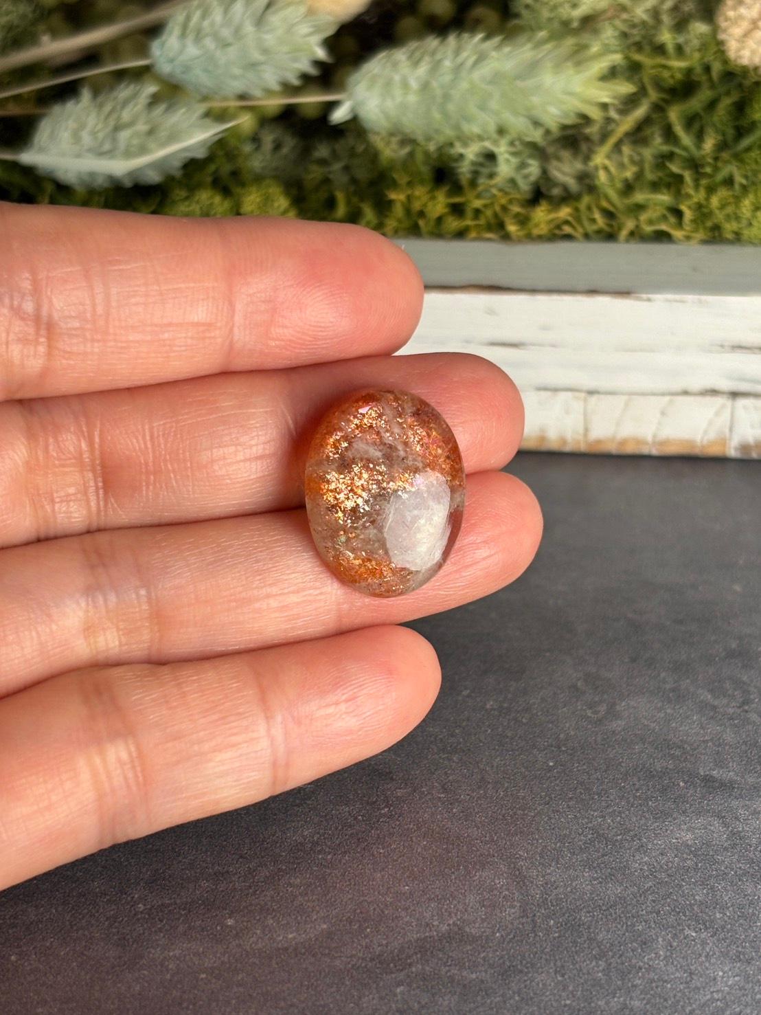 アルーシャサンストーン タンザニア産 レア ルース 07 カボション 天然石 | 2枚目